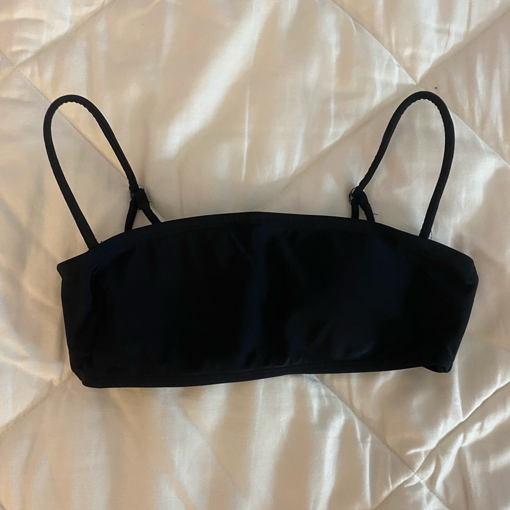 No Boundaries Black Bikini Top